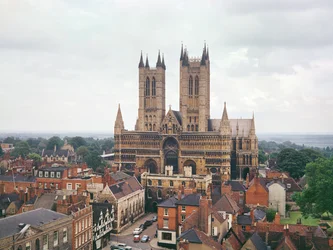 Utsikt över Lincoln Cathedral